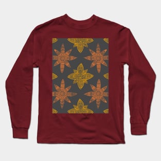 Stars Mandala pattern Long Sleeve T-Shirt